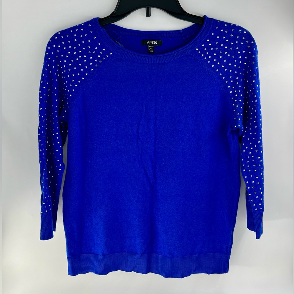 Apt 9 Women’s Beaded Jeweled Shiny Sweater